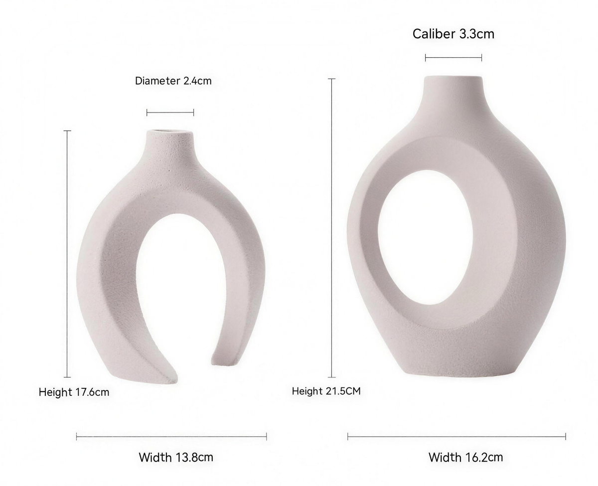 Sculptural Ceramic Vase — Oversized
