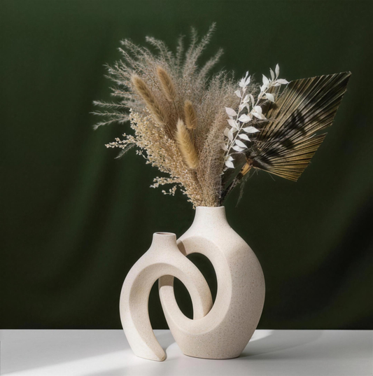 Sculptural Ceramic Vase — Oversized