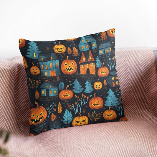 Halloween Throw Pillow — Printed Cover with Insert