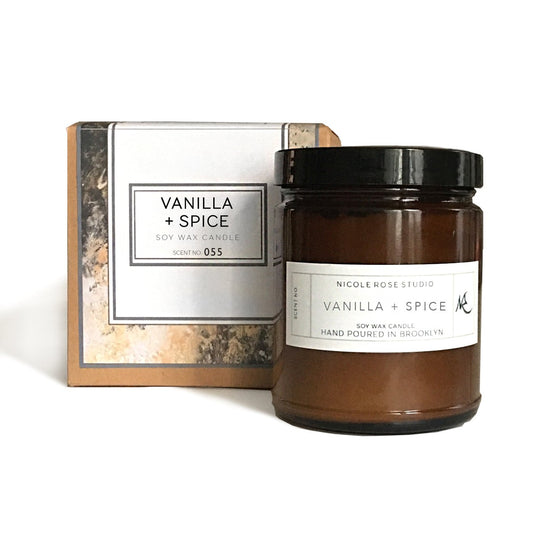 Vanilla + Spice Soy Candle — 8 oz