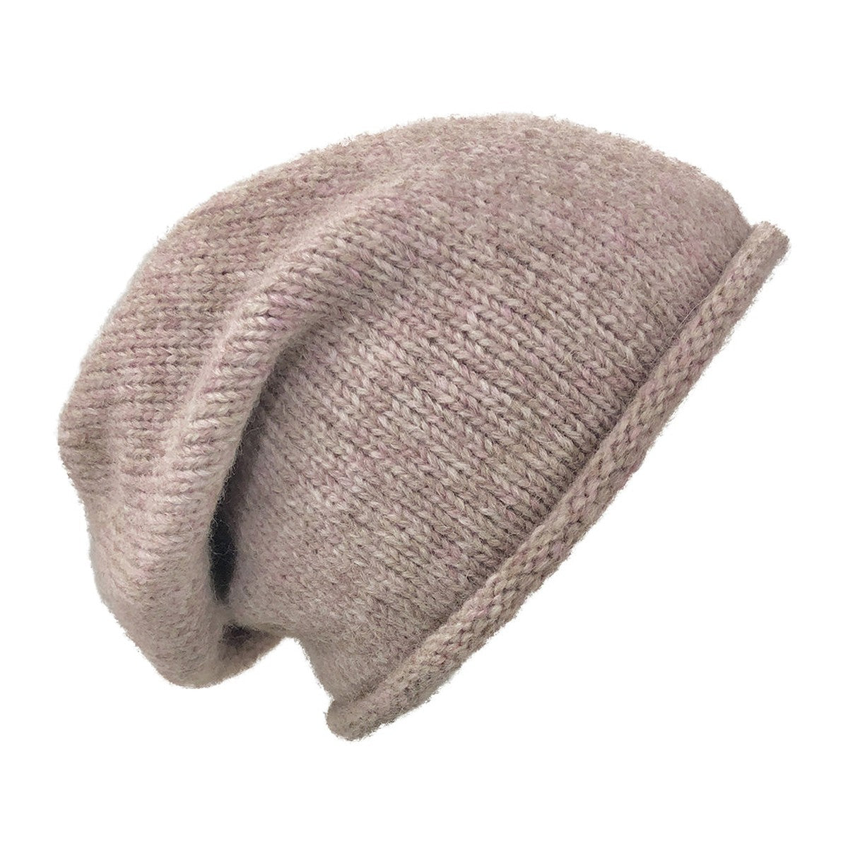 Essential Knit Alpaca Beanie — Blush