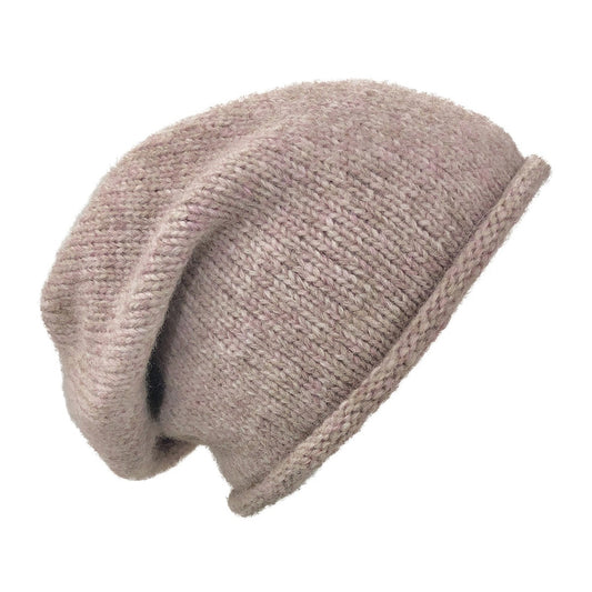 Essential Knit Alpaca Beanie — Blush