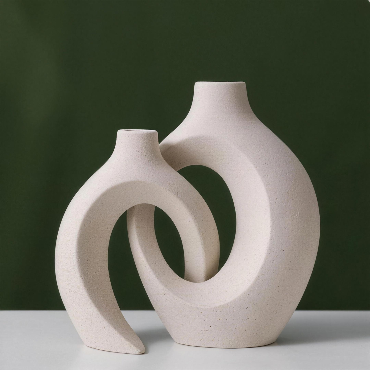 Sculptural Ceramic Vase — Oversized