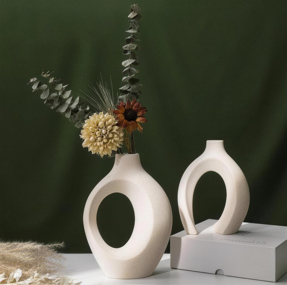 Sculptural Ceramic Vase — Oversized
