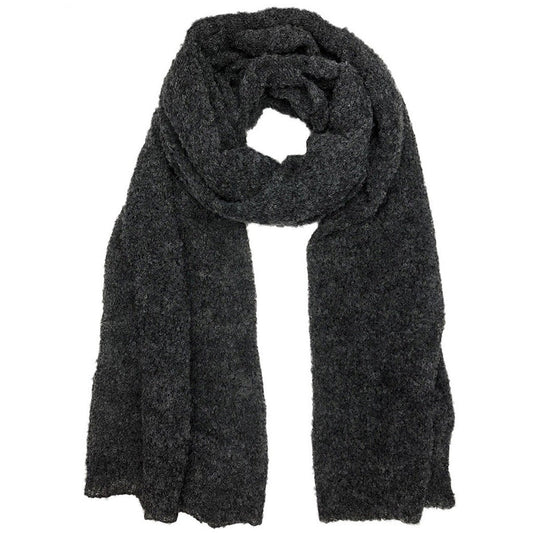 Ultra-Plush Alpaca Wrap Scarf — Charcoal