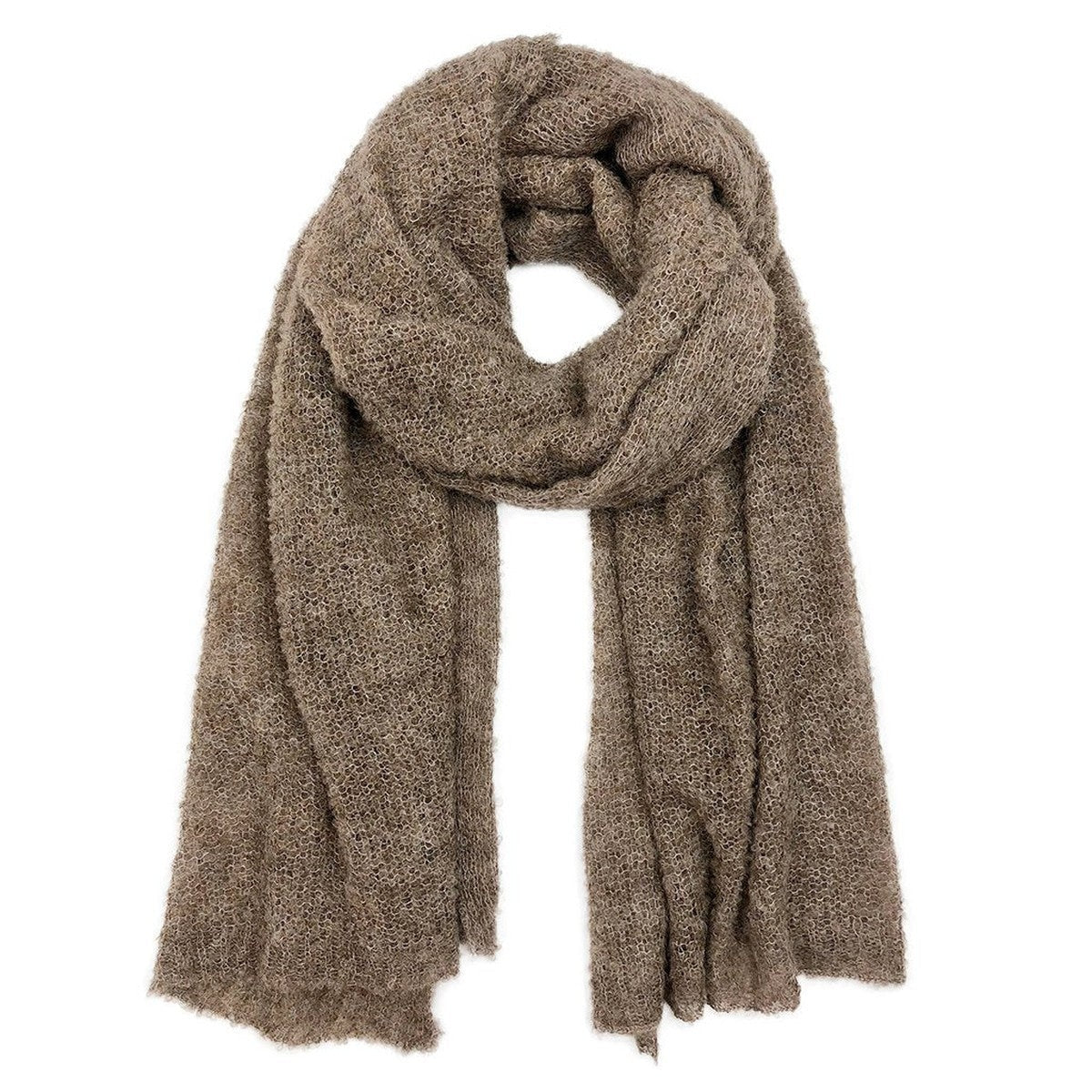Ultra-Plush Alpaca Wrap Scarf — Autumn