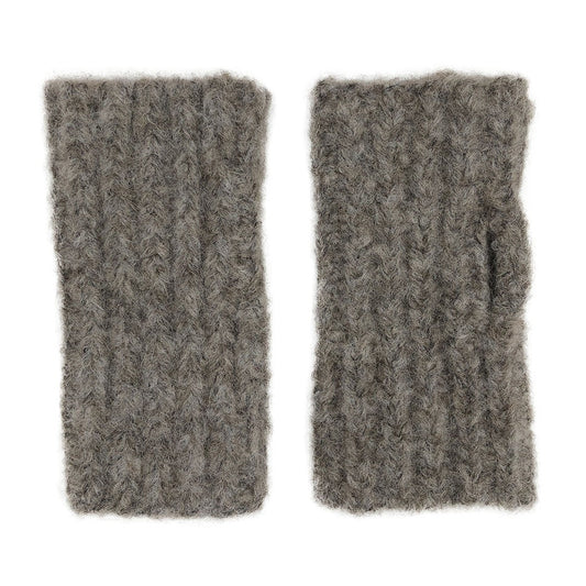 Ribbed Alpaca Gloves — Autumn