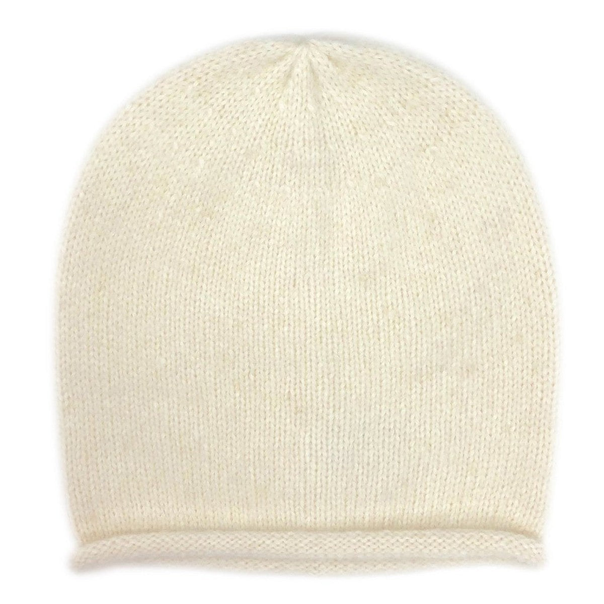 Essential Knit Alpaca Beanie — Snow