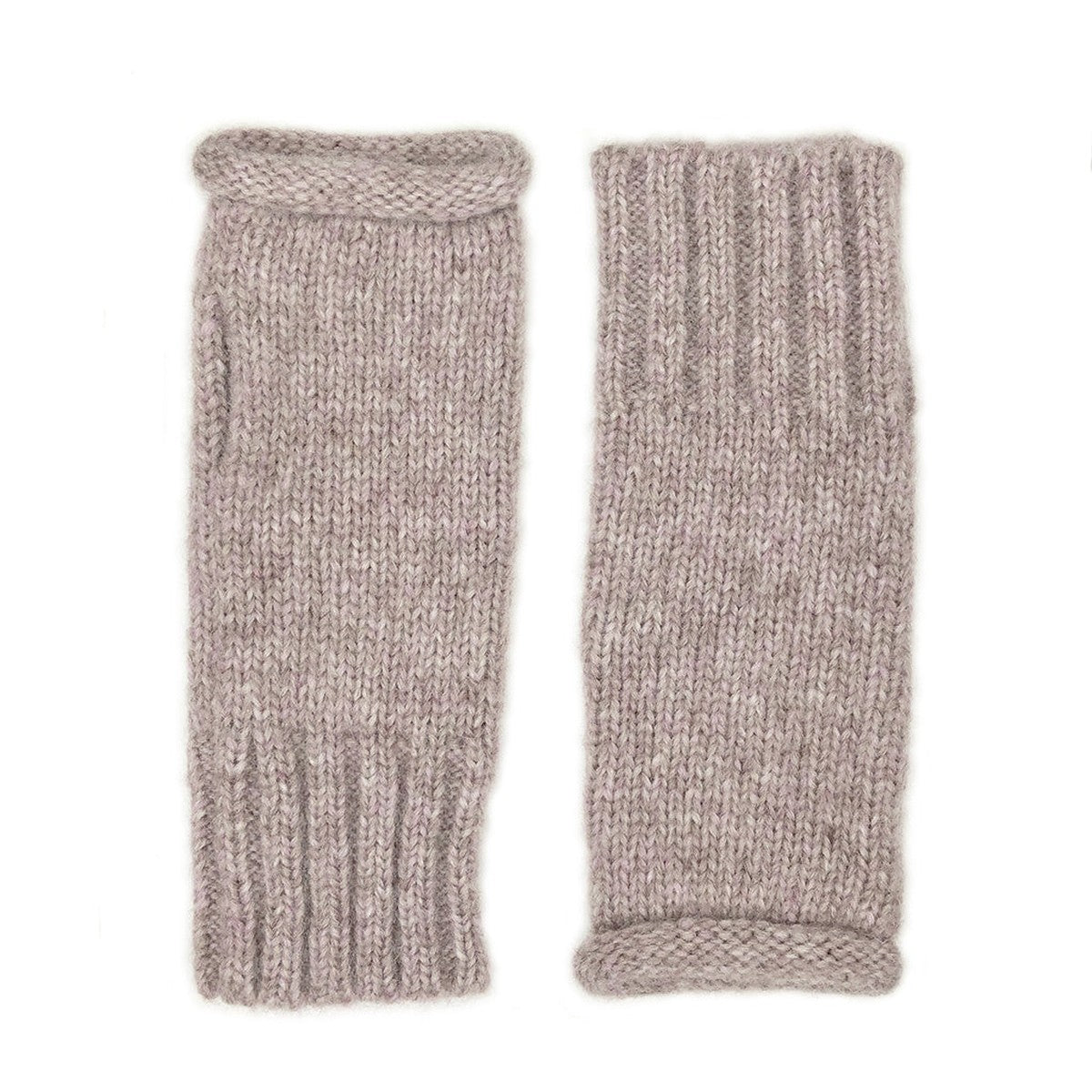 Essential Knit Alpaca Gloves — Blush