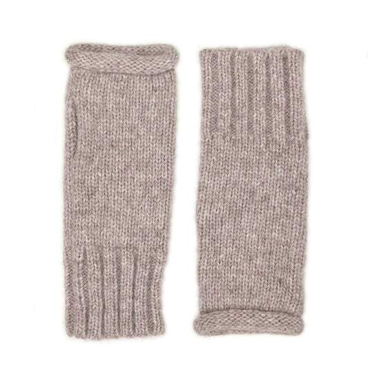 Essential Knit Alpaca Gloves — Blush