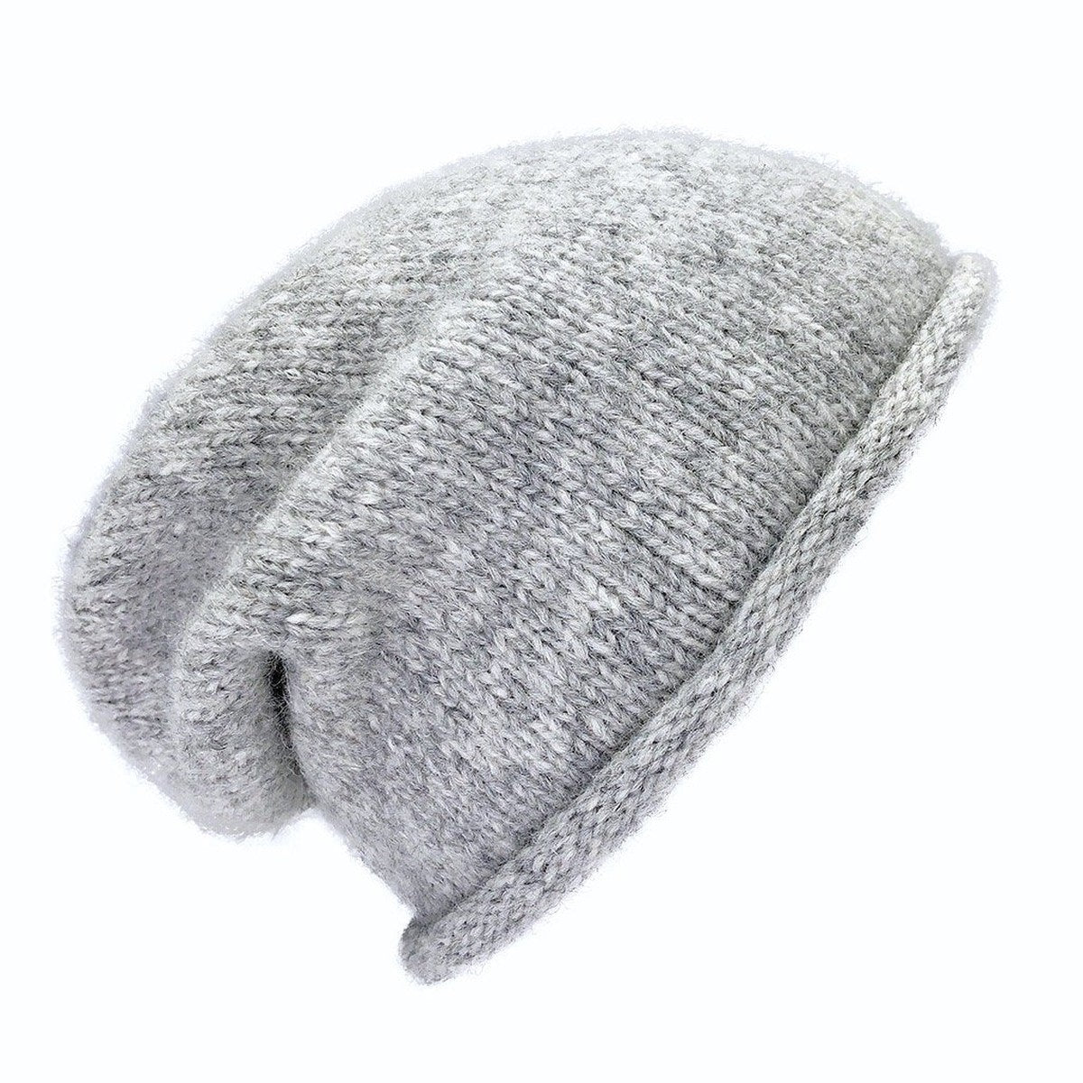 Essential Knit Alpaca Beanie — Gray