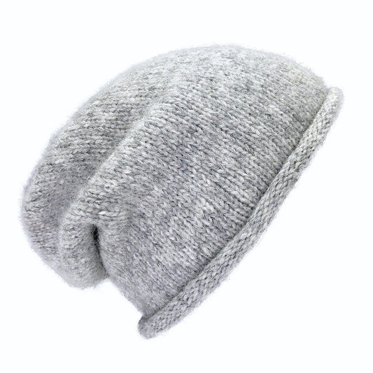 Essential Knit Alpaca Beanie — Gray
