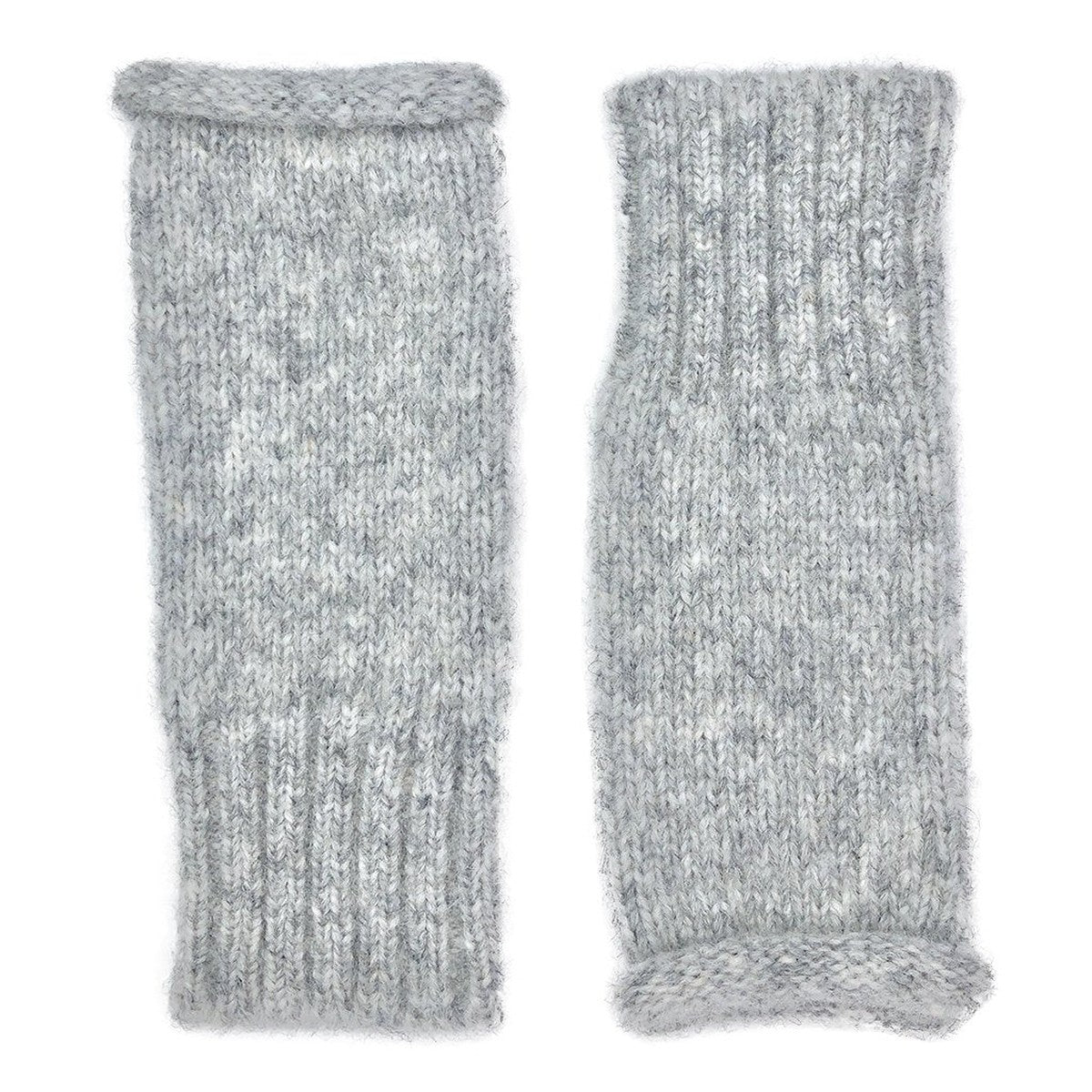 Essential Knit Alpaca Gloves — Gray