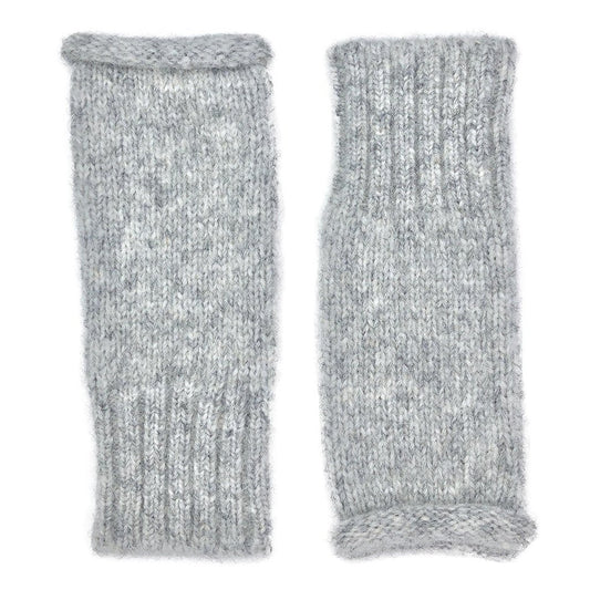 Essential Knit Alpaca Gloves — Gray
