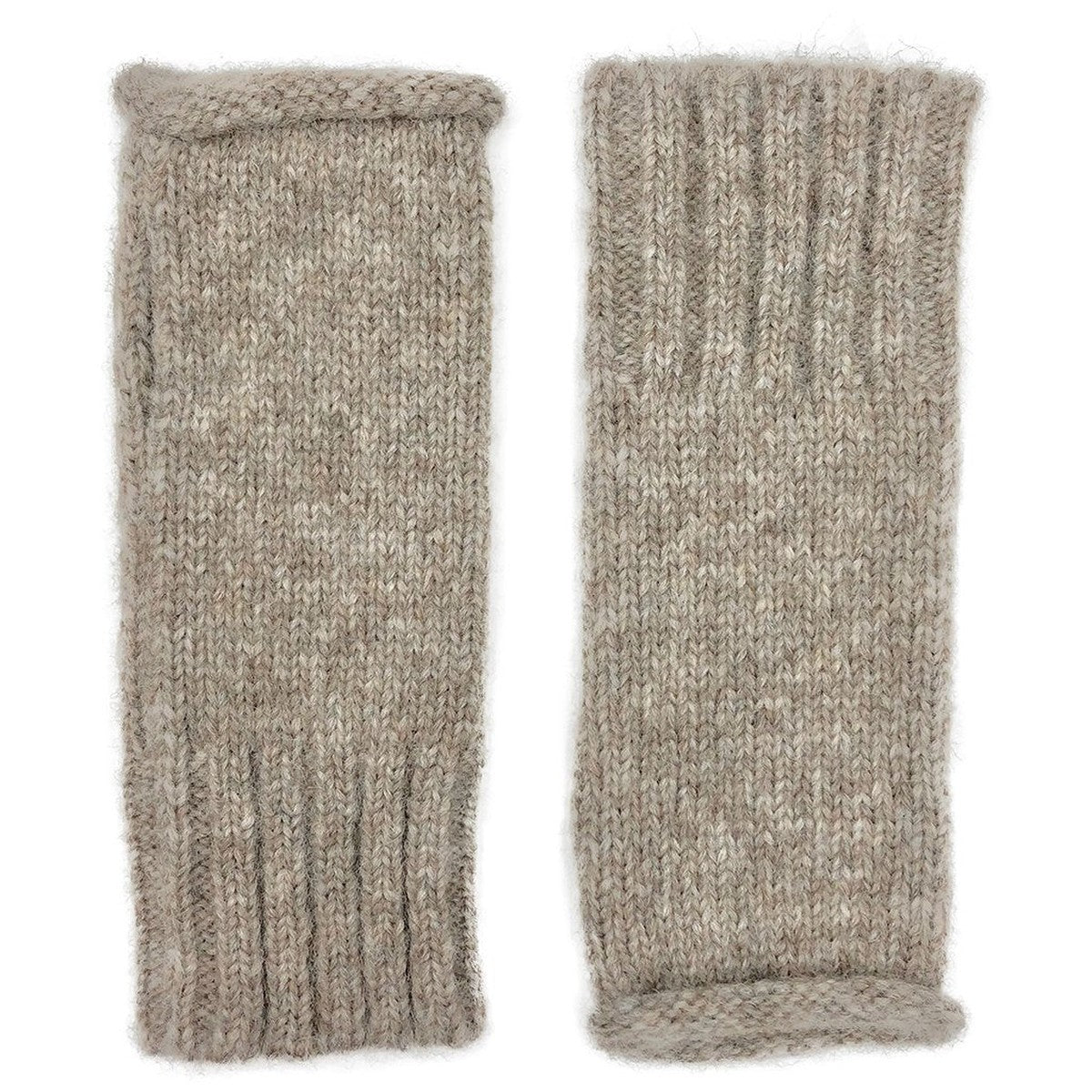 Essential Knit Alpaca Gloves — Beige