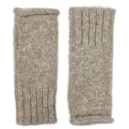 Essential Knit Alpaca Gloves — Beige